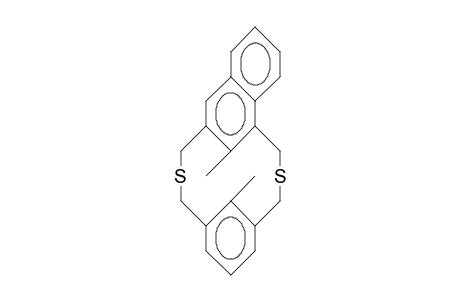 anti-11,20-Dimethyl-2,13-dithia-(3)metacyclo(3)(1,3)-naphthalenophane