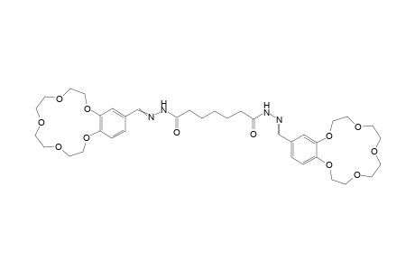 N,N'-bis(2,5,8,11,14-pentaoxabicyclo[13.4.0]nonadeca-1(15),16,18-trien-17-ylmethyleneamino)heptanediamide