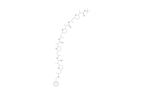 2-[5-(2-{2-[5-(2-{2-[5-(2-tert-butoxy-1-methyl-2-oxoethyl)tetrahydro-2-furanyl]-1-methylethoxy}-1-methyl-2-oxoethyl)tetrahydro-2-furanyl]-1-methylethoxy}-1-methyl-2-oxoethyl)tetrahydro-2-furanyl]-1-me