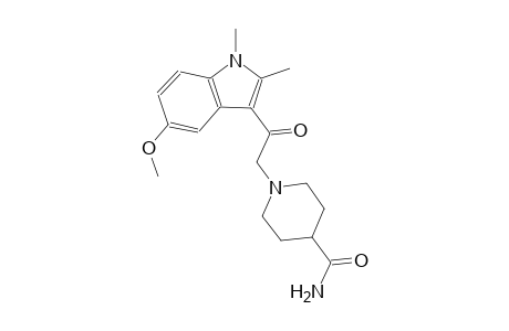 1-[2-(5-methoxy-1,2-dimethyl-1H-indol-3-yl)-2-oxoethyl]-4-piperidinecarboxamide
