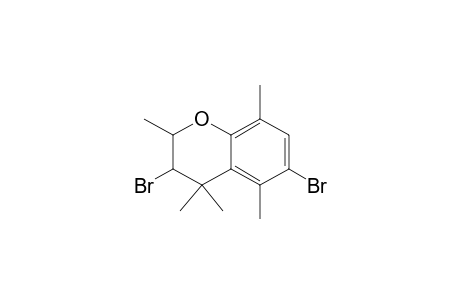 3,6-Dibromo-2,4,4,5,8-pentamethyl-3,4-dihydro-2H-1-benzo-pyran