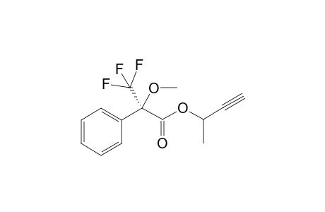 (+-)-But-3'-yn-2'-yl (R)-.alpha.-Trifluoromethyl-.alpha.-metyhoxyphenylacetate