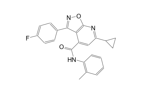 isoxazolo[5,4-b]pyridine-4-carboxamide, 6-cyclopropyl-3-(4-fluorophenyl)-N-(2-methylphenyl)-