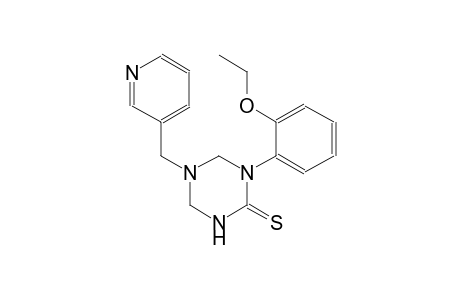 1-(2-ethoxyphenyl)-5-(3-pyridinylmethyl)tetrahydro-1,3,5-triazine-2(1H)-thione