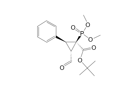 (+)-(1R,2S,3S)-TERT.-BUTYL-1-(2-FORMYL-1-DIMETHOXYPHOSPHORYL-3-PHENYL)-CYCLOPROPANE-CARBOXYLATE;MAJOR-DIASTEREOISOMER