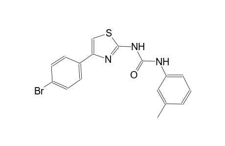 N-[4-(4-bromophenyl)-1,3-thiazol-2-yl]-N'-(3-methylphenyl)urea