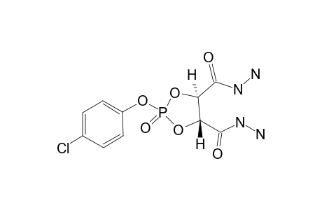 (4R,5R)-2-(4-CHLOROPHENOXY)-1,3,2-DIOXA-PHOSPHOLANE-4,5-DICARBOHYDRAZIDE-2-OXIDE
