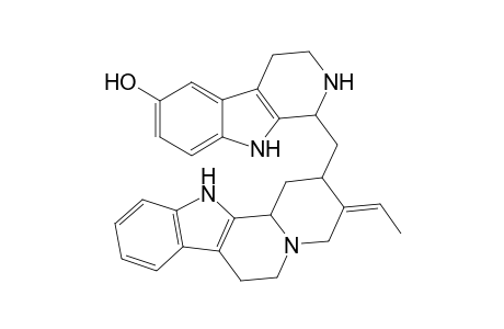 1H-Pyrido[3,4-b]indol-6-ol, 1-[[16(R),19E]-19,20-didehydro-17-norcorynan-16-yl]-2,3,4,9-tetrahydro-