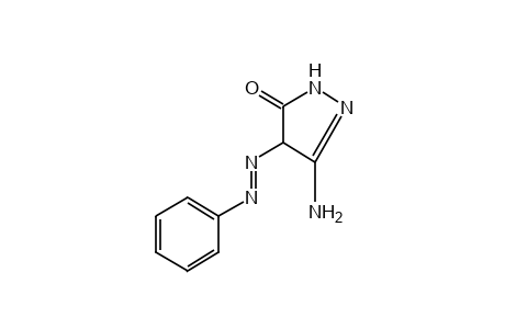 3-AMINO-4-(PHENYLAZO)-2-PYRAZOLIN-5-ONE