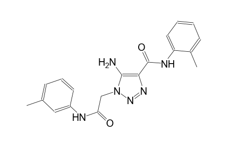 5-amino-N-(2-methylphenyl)-1-[2-oxo-2-(3-toluidino)ethyl]-1H-1,2,3-triazole-4-carboxamide