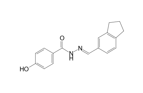 p-hydroxybenzoic acid, [(5-indanyl)methylene]hydrazide