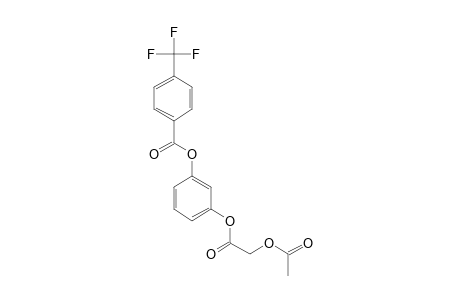 1,3-Benzenediol, o-(4-trifluoromethylbenzoyl)-o'-acetoxyacetyl-