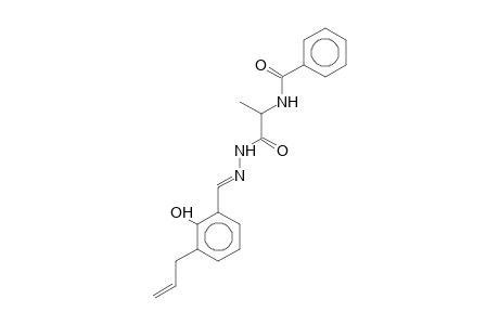 N'-(2-hydroxy-3-allylbenzylidene)-2-benzamidopropanhydrazide