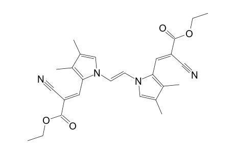 1,2-bis[ 5'-( 2"-Cyano-2"-ethoxycarbonylvinyl)-3', 4'-dimethylpyrrolyl] ethene