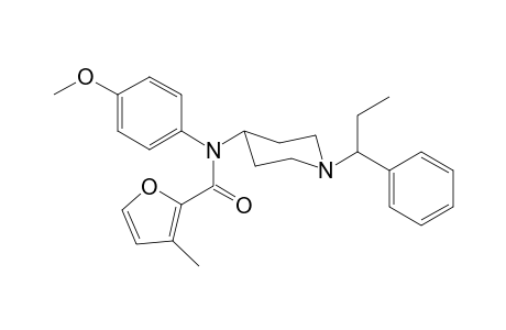 N-4-Methoxyphenyl-3-methyl-N-[1-(1-phenylpropyl)piperidin-4-yl]furan-2-carboxamide