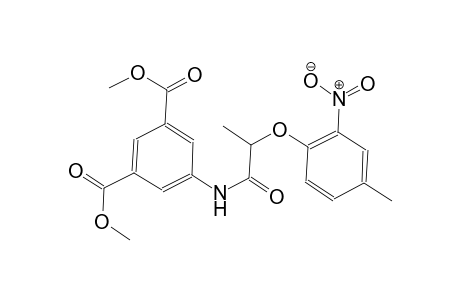 dimethyl 5-{[2-(4-methyl-2-nitrophenoxy)propanoyl]amino}isophthalate