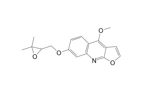 7-[(3,3-Dimethyl-2-oxiranyl)methoxy]-4-methoxyfuro[2,3-b]quinoline