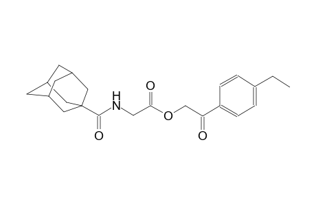 2-(4-ethylphenyl)-2-oxoethyl [(1-adamantylcarbonyl)amino]acetate