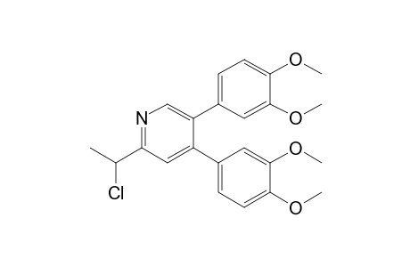4,5-bis(3',4'-Dimethoxyphenyl)-2-[.alpha.-chloroethyl]-pyridine