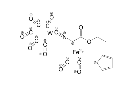 Iron(II) cyclopenta-2,4-dien-1-ide(ethyl 2-isocyanoacetate)tungsten heptacarbonyl