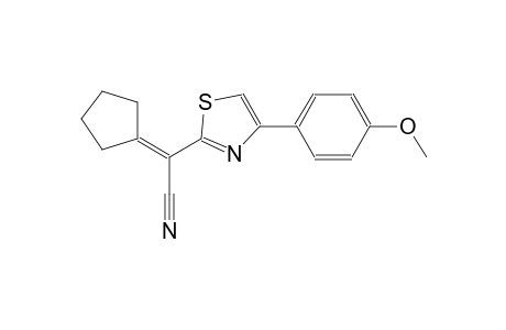 2-thiazoleacetonitrile, alpha-cyclopentylidene-4-(4-methoxyphenyl)-