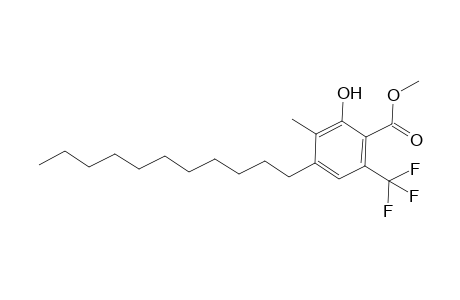 Methyl 2-Hydroxy-3-methyl-6-(trifluoromethyl)-4-undecylbenzoate