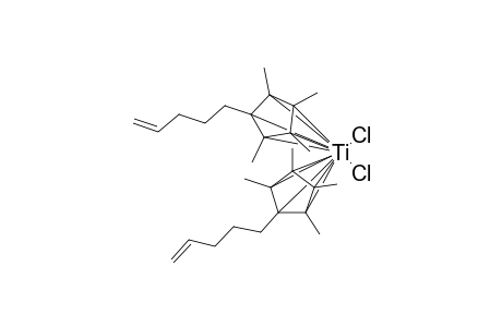 Bis[.eta.(5)-(.omega(5)-pent-4-en-1-yl)tetramethylcyclopentadienyl]titanium dichloride