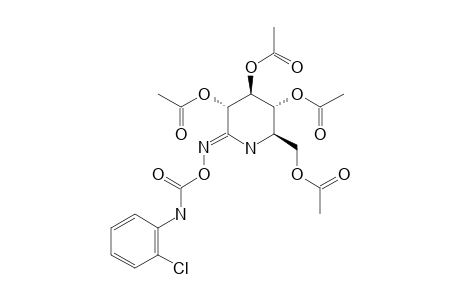 O-(2,3,4,6-TETRA-O-ACETYL-1,5-DIDEOXY-1,5-IMINO-D-GLUCOPYRANOSYLIDENE)-AMINO-N-(2-CHLOROPHENYL)-CARBAMATE