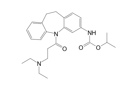 isopropyl N-[11-[3-(diethylamino)propanoyl]-5,6-dihydrobenzo[b][1]benzazepin-2-yl]carbamate