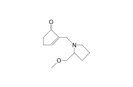 2-(2-Methoxymethyl-pyrrolidin-1-yl)-methyl-cyclopent-2-en-1-one