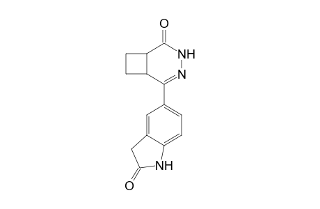 3,4-Diazabicyclo[4.2.0]oct-4-en-2-one, 5-(2,3-dihydro-2-oxo-1H-indol-5-yl)-, cis-