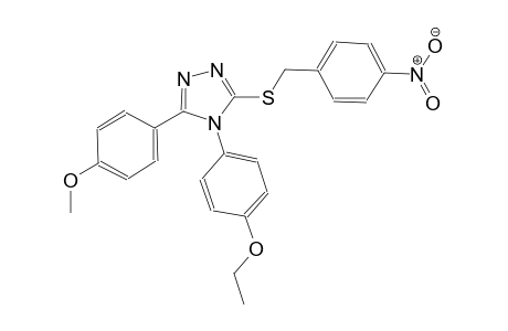 4-(4-ethoxyphenyl)-3-(4-methoxyphenyl)-5-[(4-nitrobenzyl)sulfanyl]-4H-1,2,4-triazole