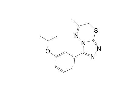 3-(3-isopropoxyphenyl)-6-methyl-7H-[1,2,4]triazolo[3,4-b][1,3,4]thiadiazine