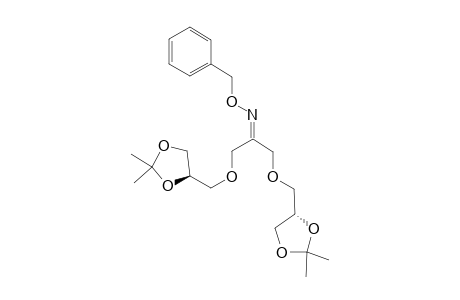 1,3-BIS-[(4S)-(2,2-DIMETHYL-1,3-DIOXOLAN-4-YL)-METHOXY]-PROPANONE-O-BENZYLOXIME