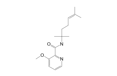 N-(2,6-DIMETHYLHEPT-5-EN-2-YL)-3-METHOXYPICOLINAMIDE