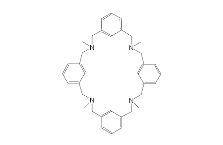 N,N',N",N"'-Tetramethyl-2,11,20,29-tetraza[3.3,3,3]metacyclophane