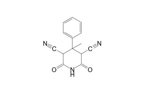 2,6-Dioxo-4-methyl-4-phenyl-3,5-piperidinedicarbonitrile