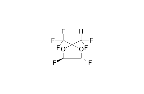 2-TRIFLUOROMETHYL-2-DIFLUOROMETHYL-4,5-DIFLUORO-1,3-DIOXOLANE
