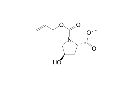 (2S,4R)-4-hydroxypyrrolidine-1,2-dicarboxylic acid O1-allyl ester O2-methyl ester