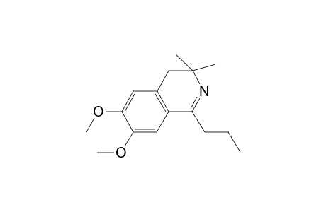 6,7-Dimethoxy-3,3-dimethyl-1-propyl-3,4-dihydro-isoquinoline