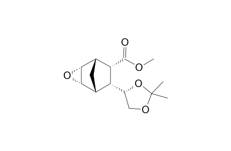 Methyl (1S,2S,3R,4R,5S,6R)-3-[(4S)-4-(2,2-dimethyl-1,3-dioxolo)]-5,6-epoxybicyclo[2.2.1]hepan-2-ylcarboxylate