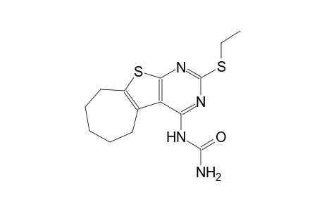 N-[2-(ethylsulfanyl)-6,7,8,9-tetrahydro-5H-cyclohepta[4,5]thieno[2,3-d]pyrimidin-4-yl]urea