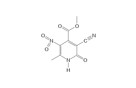 3-CYANO-1,2-DIHYDRO-6-METHYL-5-NITRO-2-OXOISONICOTINIC ACID, METHYL ESTER