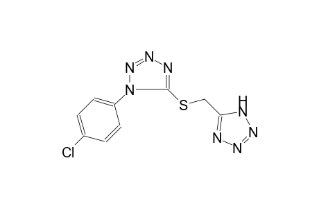 1-(4-chlorophenyl)-1H-tetraazol-5-yl 1H-tetraazol-5-ylmethyl sulfide