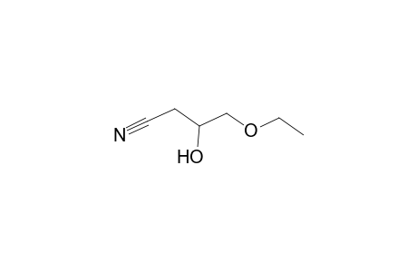 Butyronitrile, 4-ethoxy-3-hydroxy-