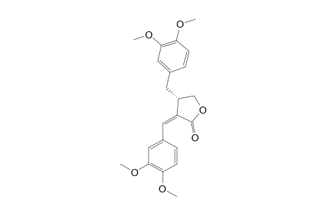 (R,Z)-3-(3,4-DIMETHOXYBENZYL)-2-(3,4-DIMETHOXYBENZYLIDENE)-GAMMA-BUTYROLACTONE