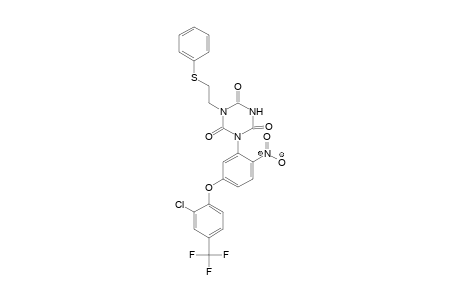 1,3,5-Triazine-2,4,6(1H,3H,5H)-trione, 1-[5-[2-chloro-4-(trifluoromethyl)phenoxy]-2-nitrophenyl]-3-[2-(phenylthio)ethyl]-