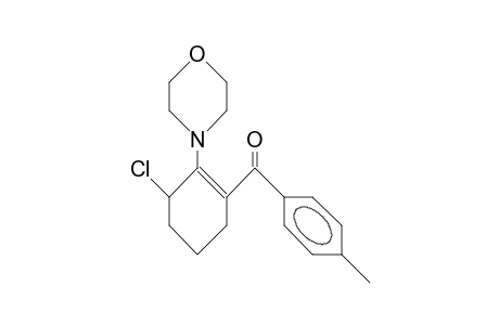 (3-Chloro-2-morpholino-1-cyclohexen-1-yl)-(4-methyl-phenyl)-methanone