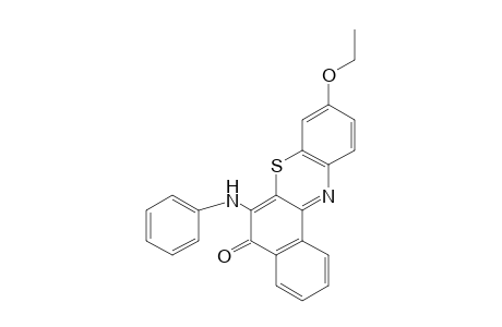 6-ANILINO-9-ETHOXY-5H-BENZO[a]PHENOTHIAZIN-5-ONE