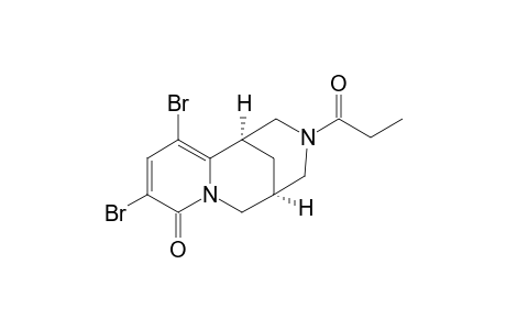 3,5-Dibromo-N-propionylcytisine